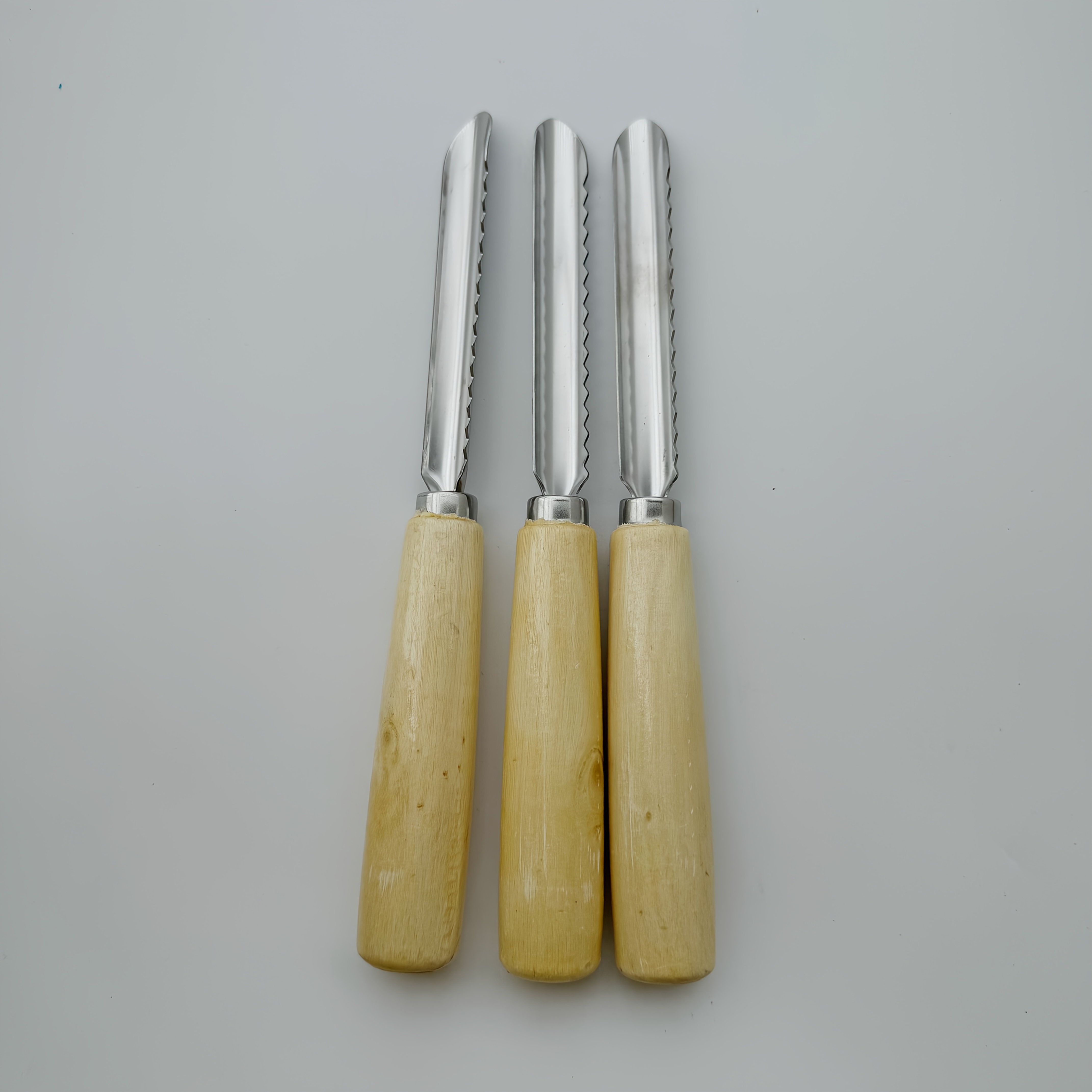 E-shop Zucchini Kürbis Gemüse Entkerner 3er Set Edelstahl Kernentferner Werkzeug Küche Gefüllte Gemüse Veggies Samenentferner Entfernen Samen Gurke 8"