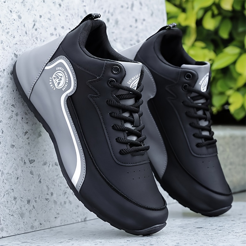 Men's Mid-Top Sneakers Upper & Sole Lace-Up Sneakers - Neutral Suitable for All- Comfortable Walking, Casual Wear, Gym Training, Cushioned Sole for Urban Commuting and Design