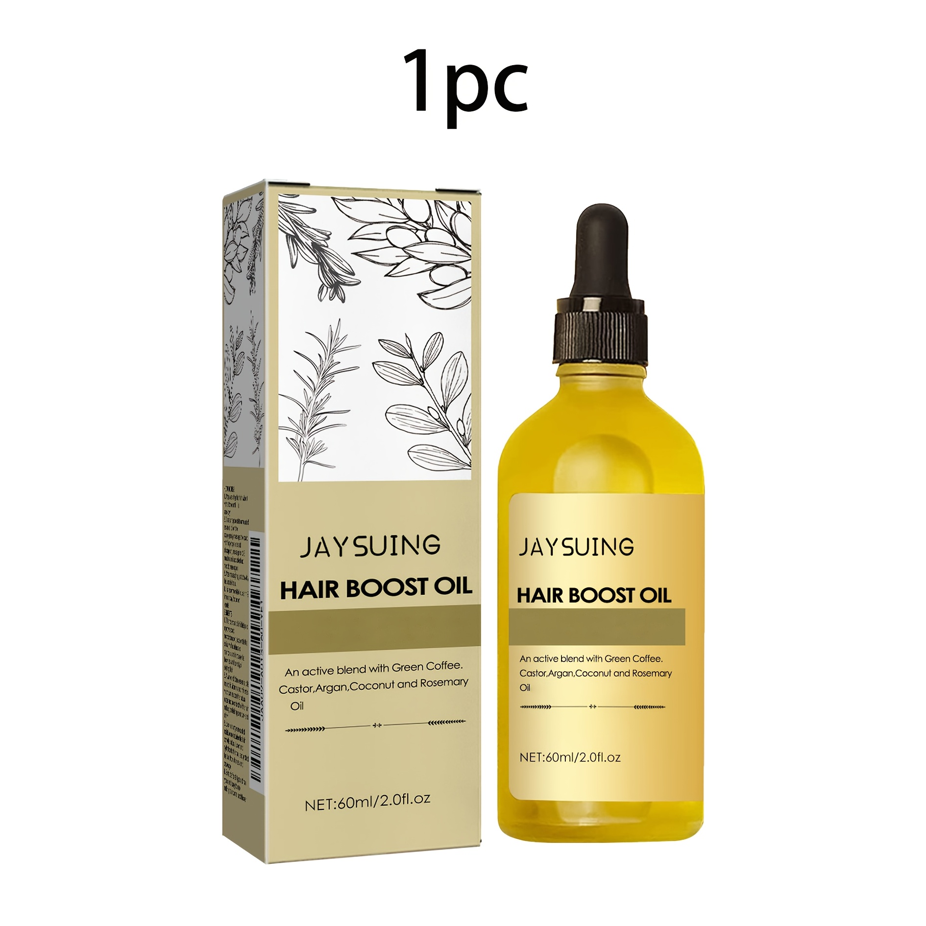 TEMU Rosemary Hair Oil, Moisturizing Conditioner For All Hair Types With Rosemary And Coconut Oil, Best Valentine's Day Gift