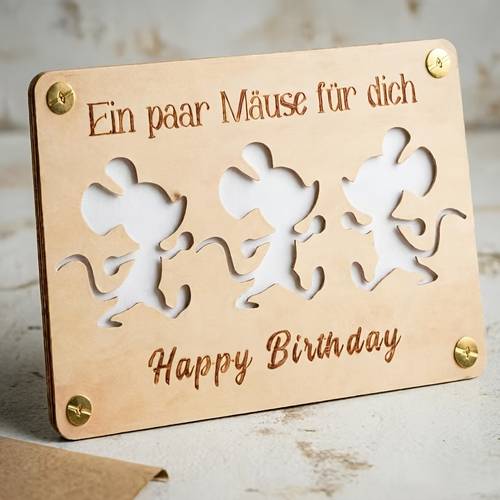 wooden birthday card with colorful banknote design creative cash gift holder handmade wooden birthday card unique and thoughtful gift idea