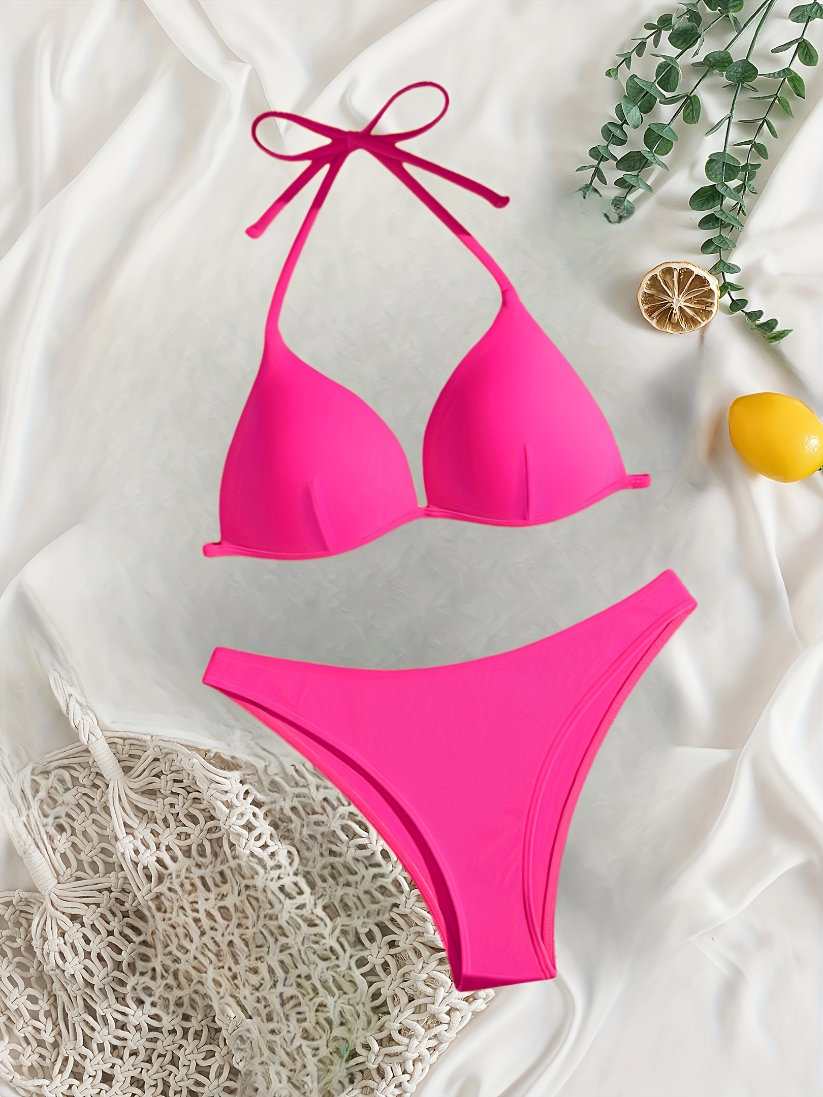 Rosa Fosforescente Traje De BaÃ±o Png Playa Ropa De BaÃ±o Bikini Traje