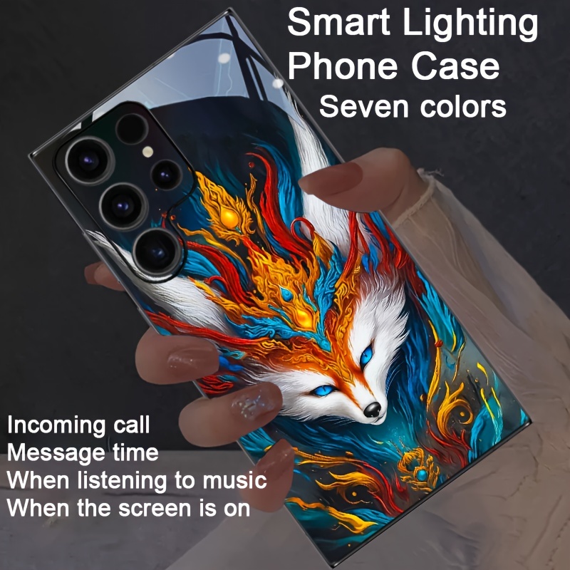 

The King Of Fairy Fox Trendy Luminous Phone Case Supports Series All Models/ Models S24u/s24+/s24/s23 Luminous Phone Case