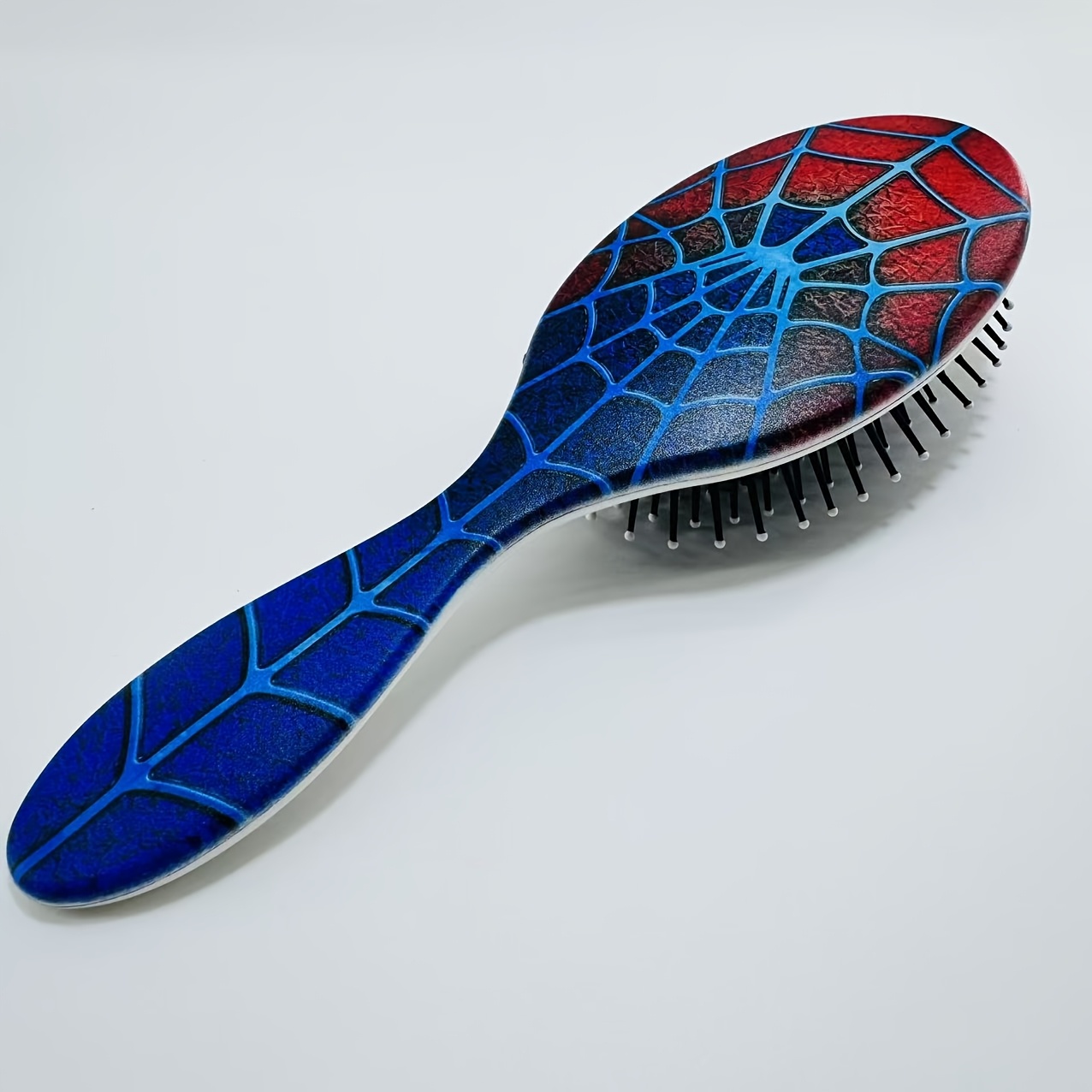 TEMU Trendy And Cool Color-block Abs Comb With Dynamic Visual . Flexible And Smooth Teeth Provide Gentle Hair Care, While The Teardrop Shape Fits