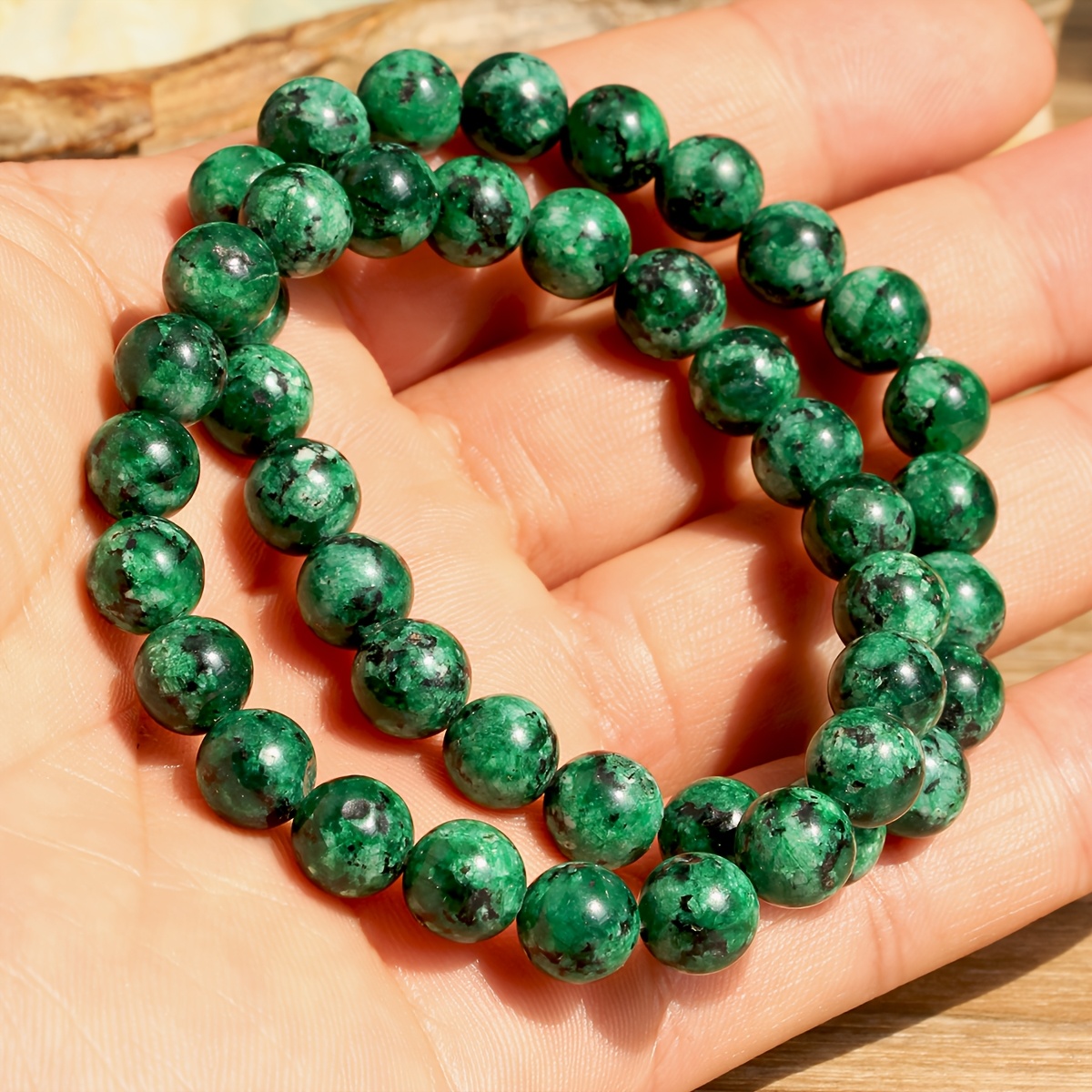 Bohemian Turquoise Beaded Bracelet, December Birthstone Gift