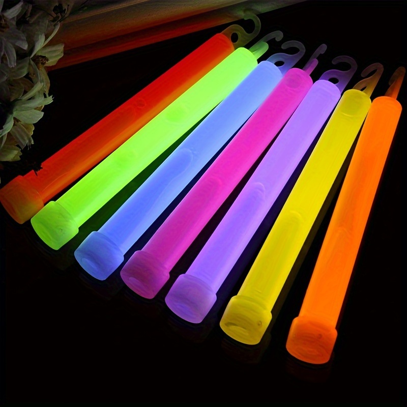 

6-inch Fluorescent Glow Stick - Universal Outdoor Survival Light For Camping, , Parties - Pp Material, Non-flammable, No Magnesium Rod - Ideal For Christmas, , Easter, New Year, Valentine's Day Events