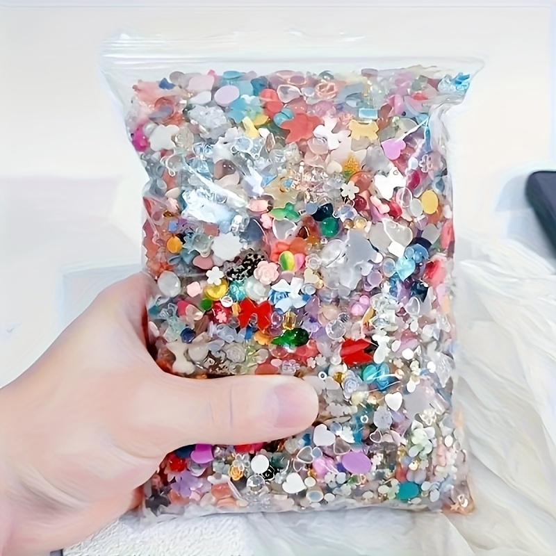 flat back resin charms sold on Temu United States