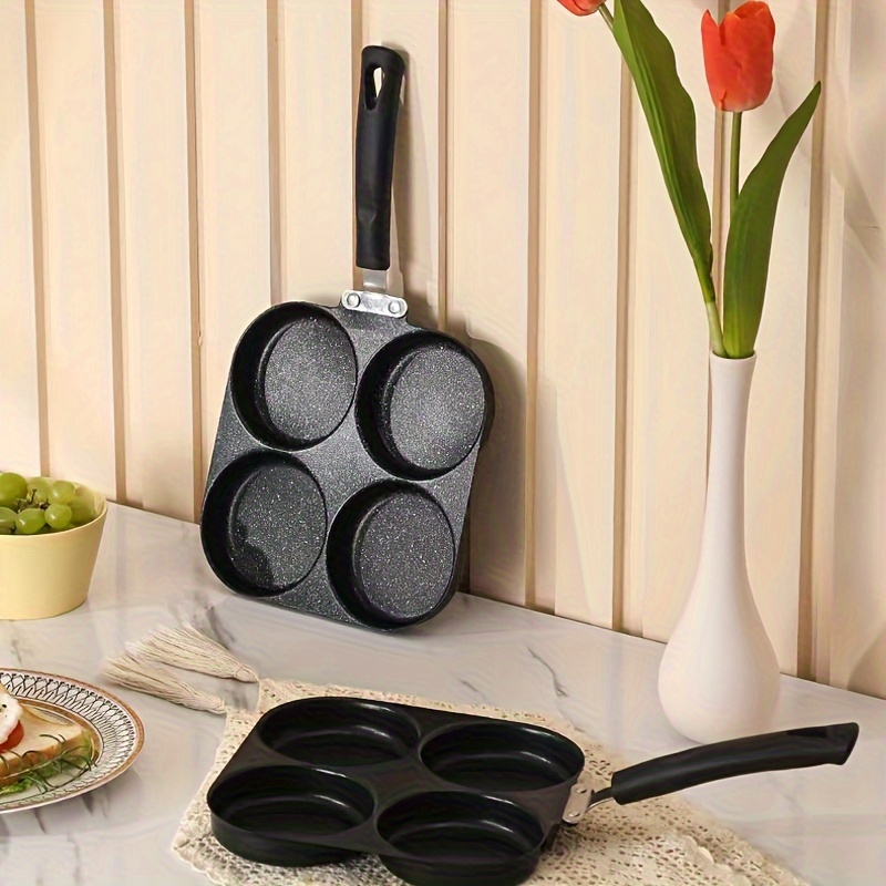 Four Hole Frying Egg Non Stick Pan Frying Egg Hamburger Pan details 2