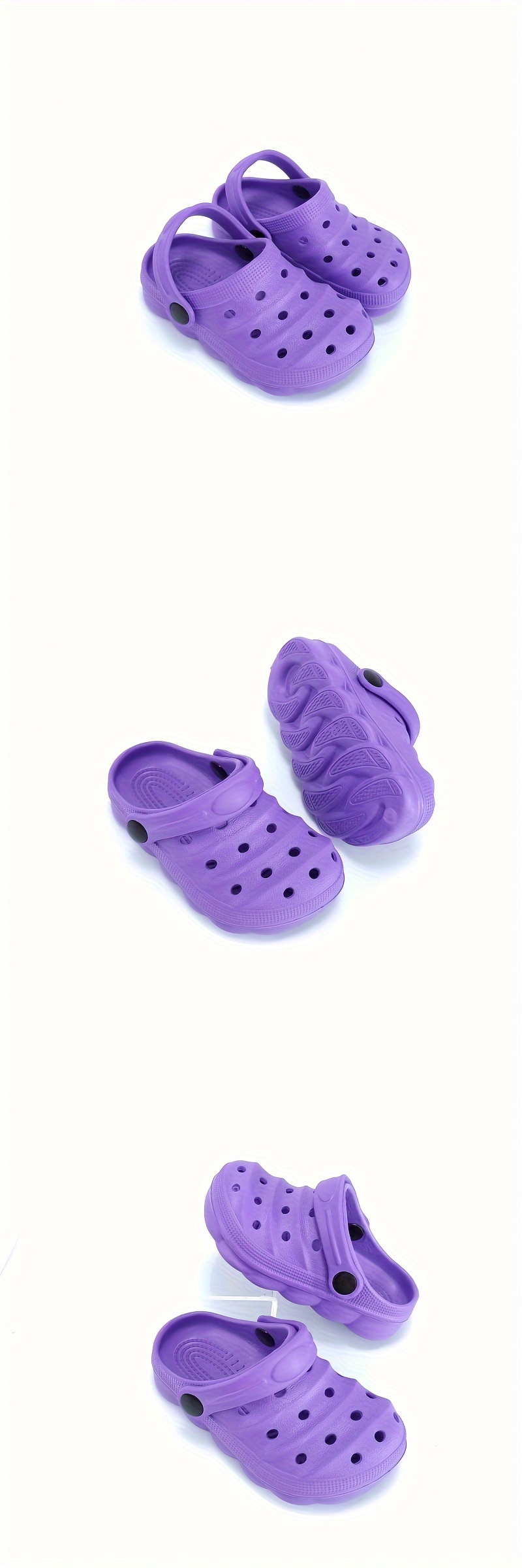 Casual Solid Color Breathable Clogs For Girls, Quick Drying Lightweight Anti Slip Clogs For Indoor Outdoor Beach Pool, Summer