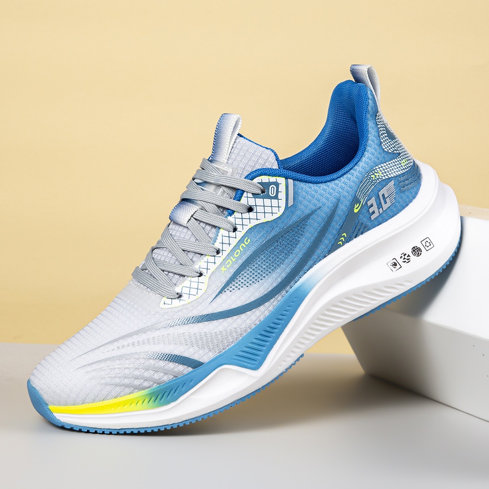Zapatillas deportivas para pareja, ligeras y con absorción de impactos, zapatos de running de malla transpirable para mujer, cómodas zapatillas casuales antideslizantes de suela blanda para estudiantes - Imagen 7