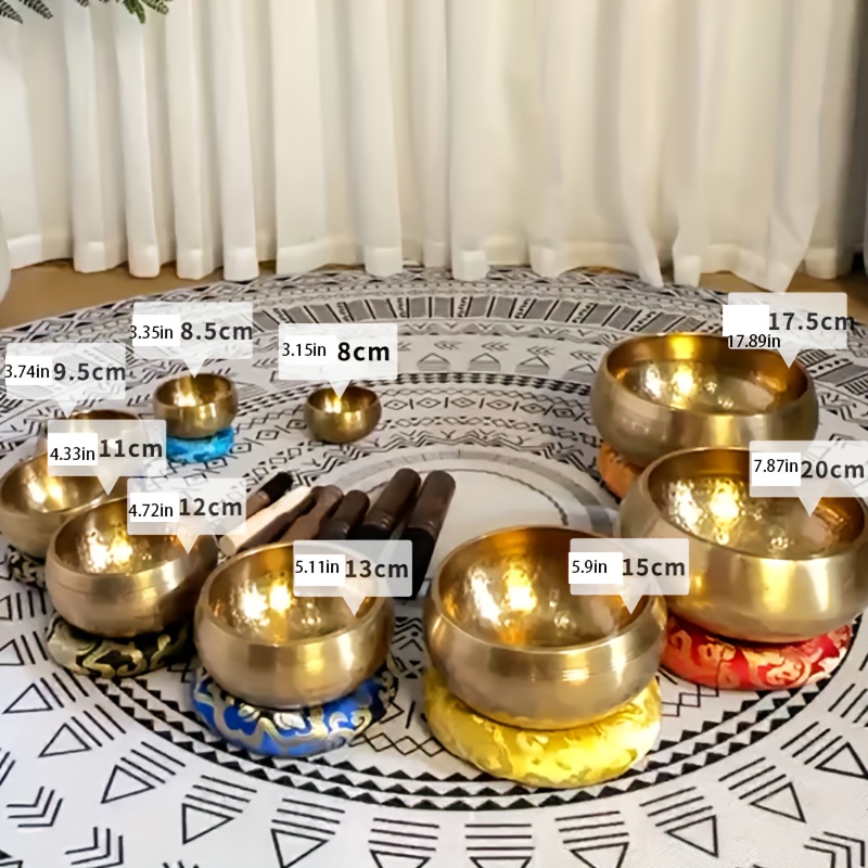 ★特選NEW★チベット仏教☆手作り【金属製チベットシンギングボウル『瞑想鈴』】❤️ ☆特選NEW☆チベット仏教☆手作り【金属製チベットシンギング