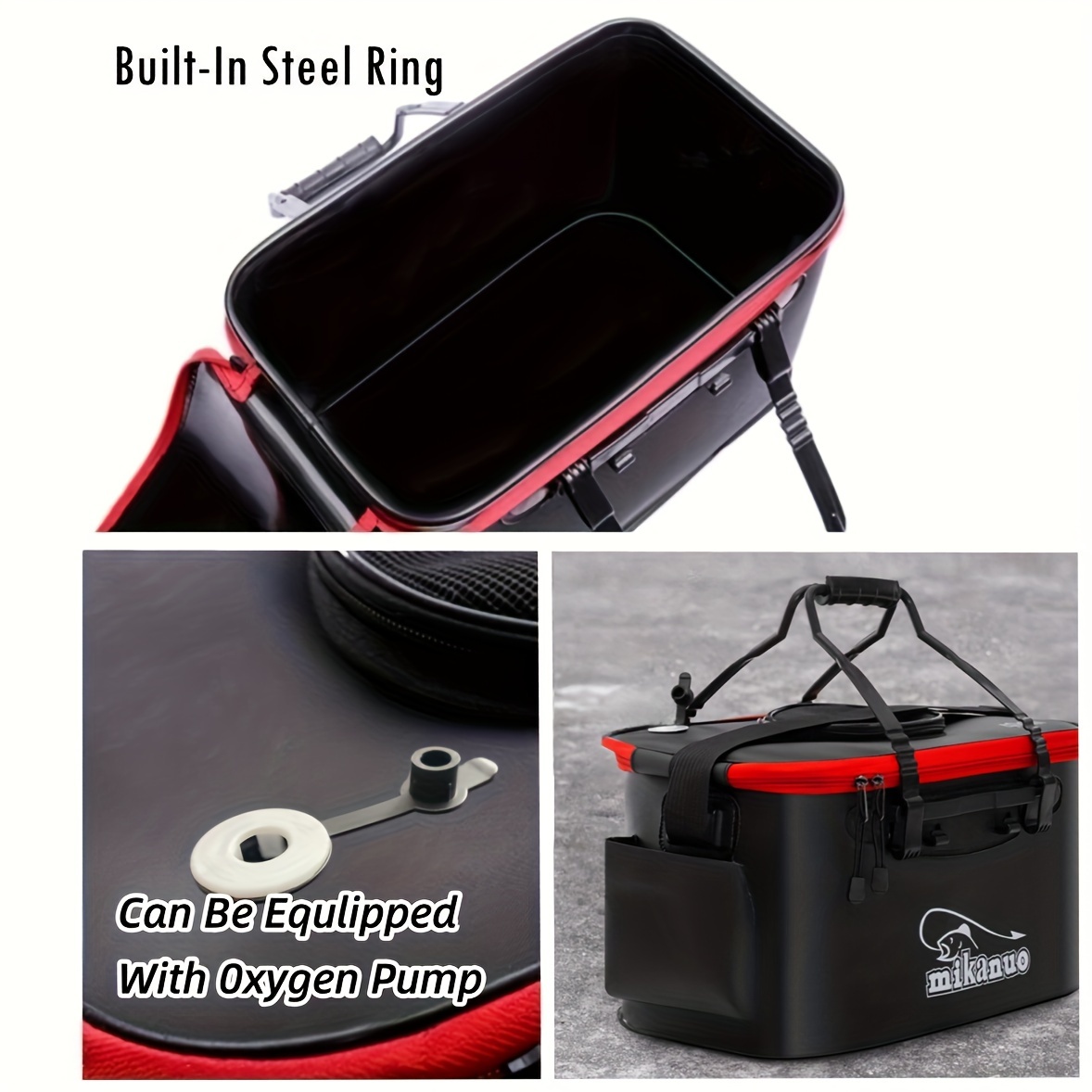 Portable EVA Fish Bucket: Collapsible Water Container For Camping, Fishing,  And Tackle Storage No Pump, 230606 From Keng05, $12.12