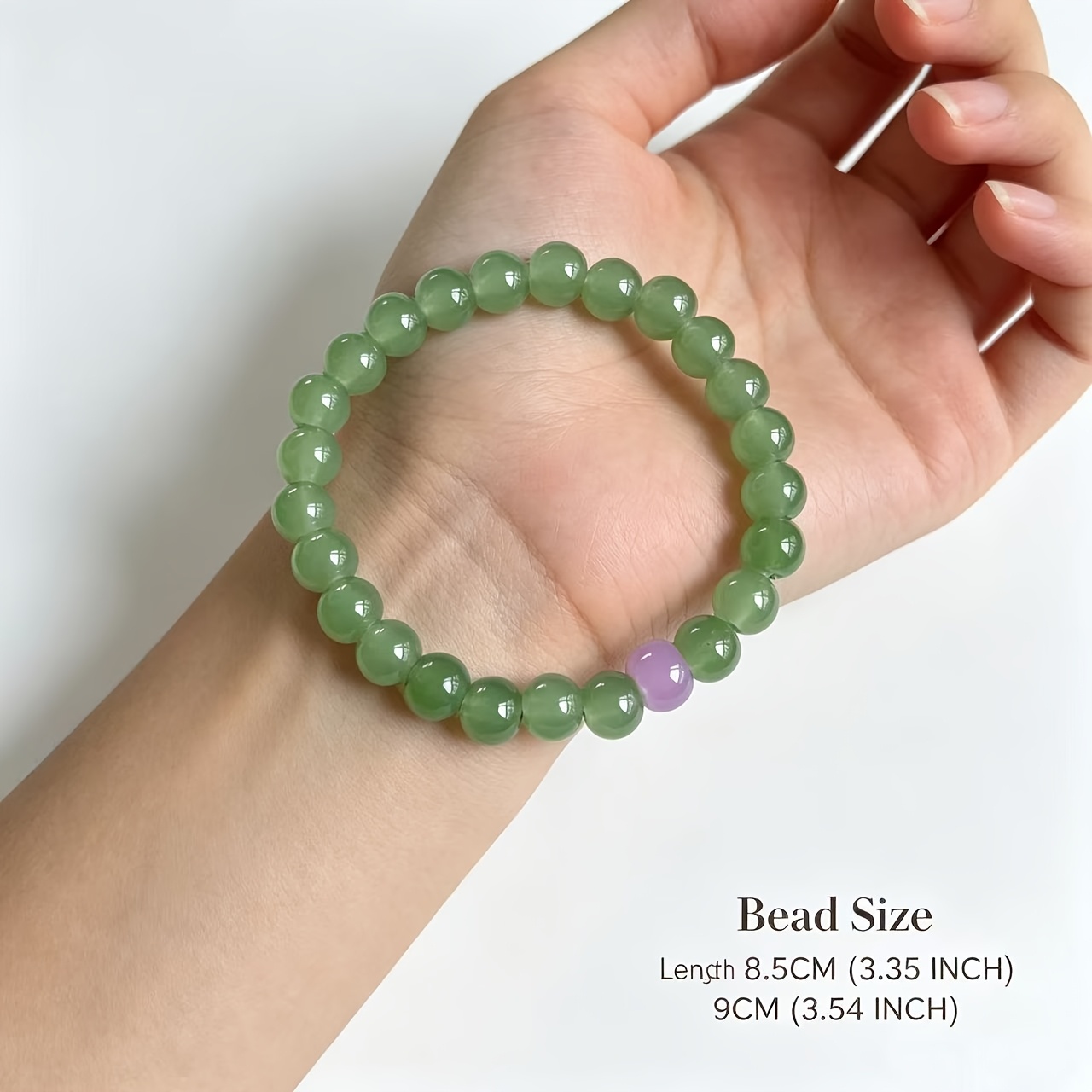 Ice Transparent Fresh and White Versatile Bracelet, Ladies