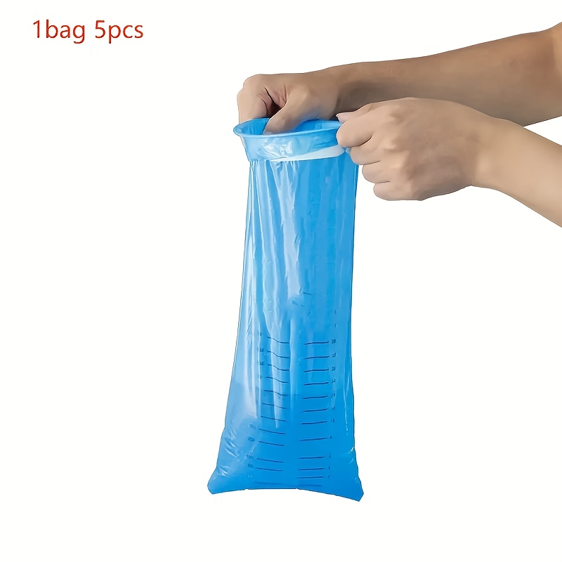 E-shop Mehrfachpack tragbare Einweg-Kotztüten, blaue Plastik-Reisekotztüten, handwaschbar, für Auto, Flugzeug, Kinder, Reisekrankheitslinderung