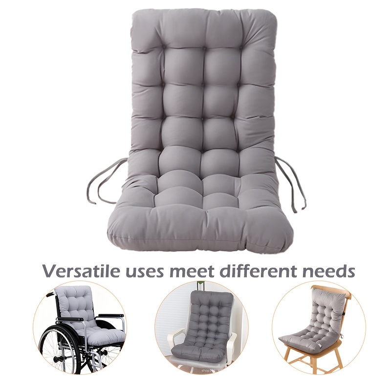 Image of Thicked Seat Cushion With Lumbar Support For Back Comfortable For Long Sitting Suitable For Wheelchair, Driving Wheelchair Accessories