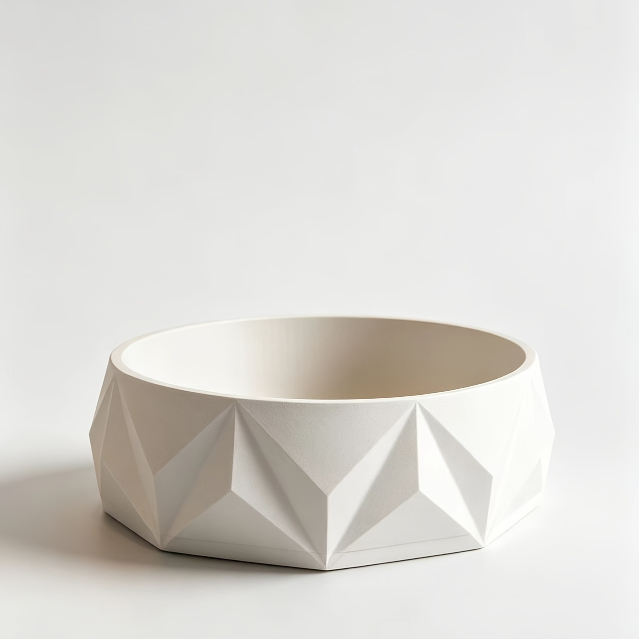 TEMU 1pc 3d Printed Geometric Cross-section Storage Bowl. Suitable For Entryway, Dressing Table, Makeup Table, Office Area And Various Scenes