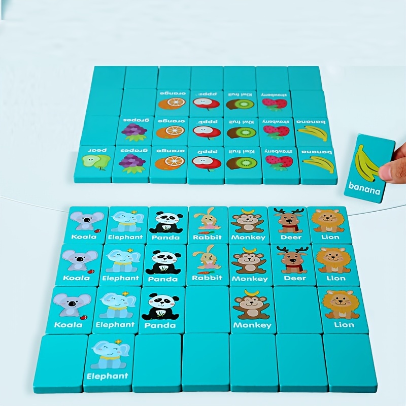 

Match And Connect Toy Game, Dominoes, Children's Educational Board Game Chess Toy, Train Thinking And Logic
