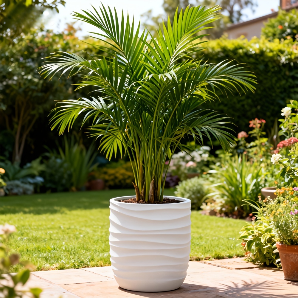 1 macetero   de jardín de tamaño pequeño, estilo minimalista   con     creativa,   para plantas verdes de pie en interiores/exteriores. ideal para  , salas de estar, patios,  , hoteles, decoración   y decoraciones de fiestas/ . una opción  