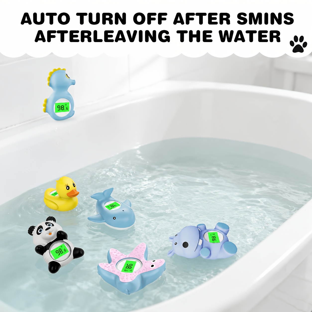 Panda baby bath thermometer product view