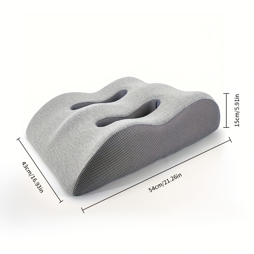 Orthopaedic leg support cushion for circulation and injury relief