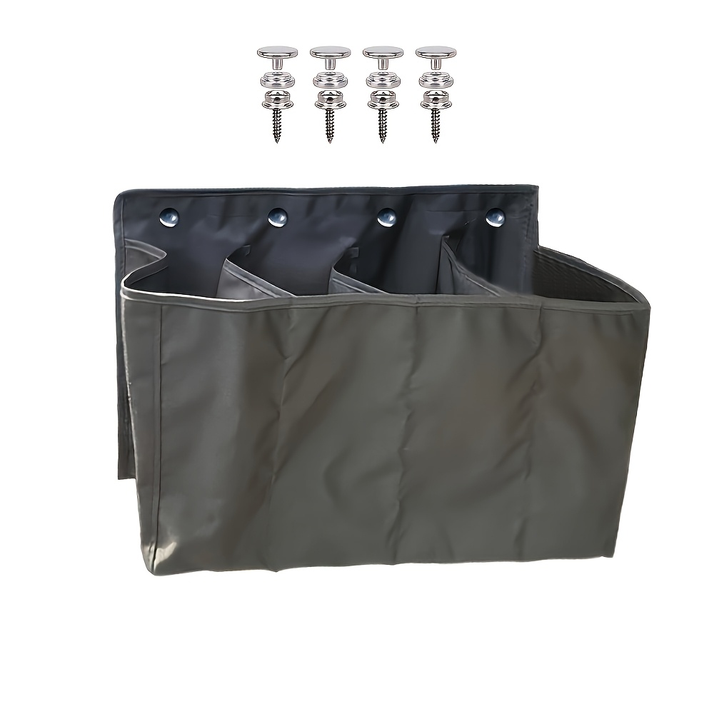 Image of 1pc 4-pocket Rv Shoe Organizer Bag Rv Door Shoe Hanging Storage Bag Suitable For Rv Travel Rv