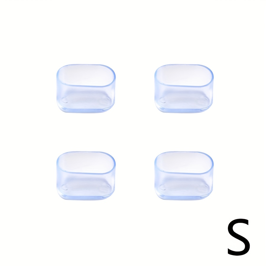 Image of 4 Table And Chair Feet - Silent, Abrasion Resistant And Protective Cover For Chair Legs And Table Corners, Suitable For Sofas, Stools, Tables.