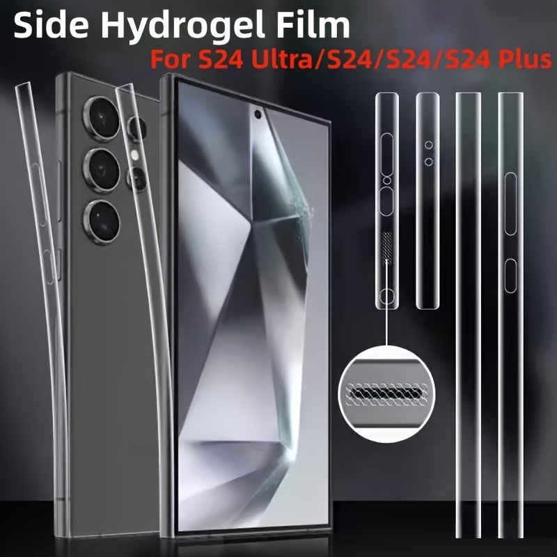 

Hydrogel Film Side Protection Air Filter Transparent Bezel Sticker Transparent Film For S24 S23