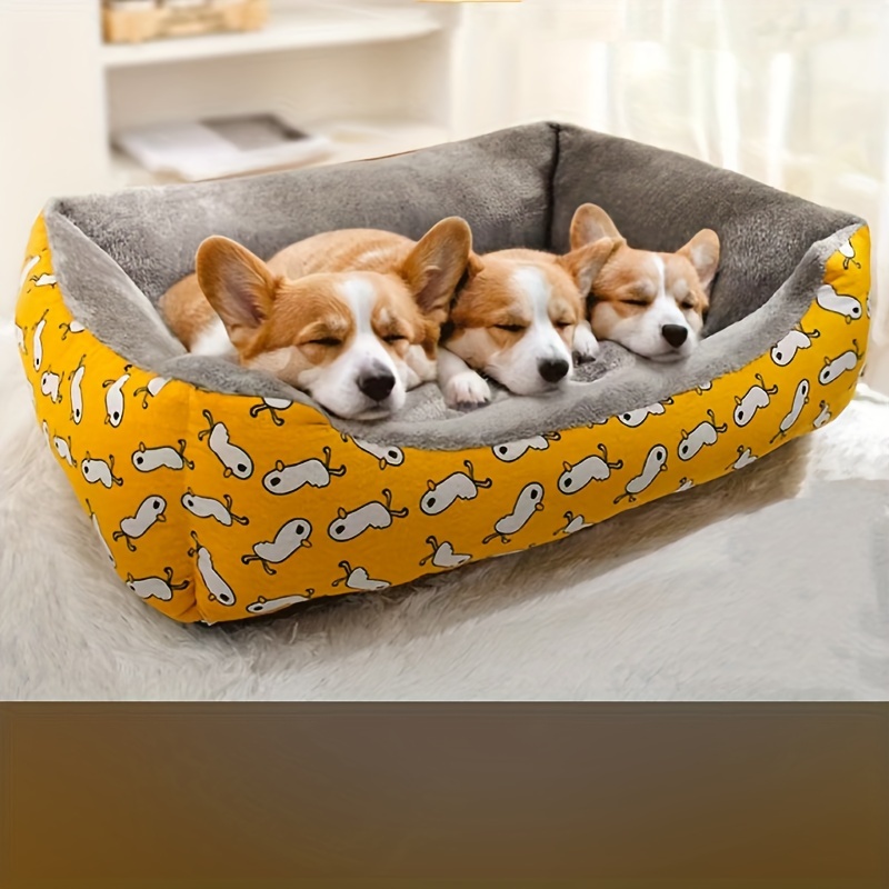 

A Single Piece, A Cozy Pet Dog Mattress, Dog House, And Dog Sofa, In Different Patterns, Suitable For Small To Large Dogs And Cats.