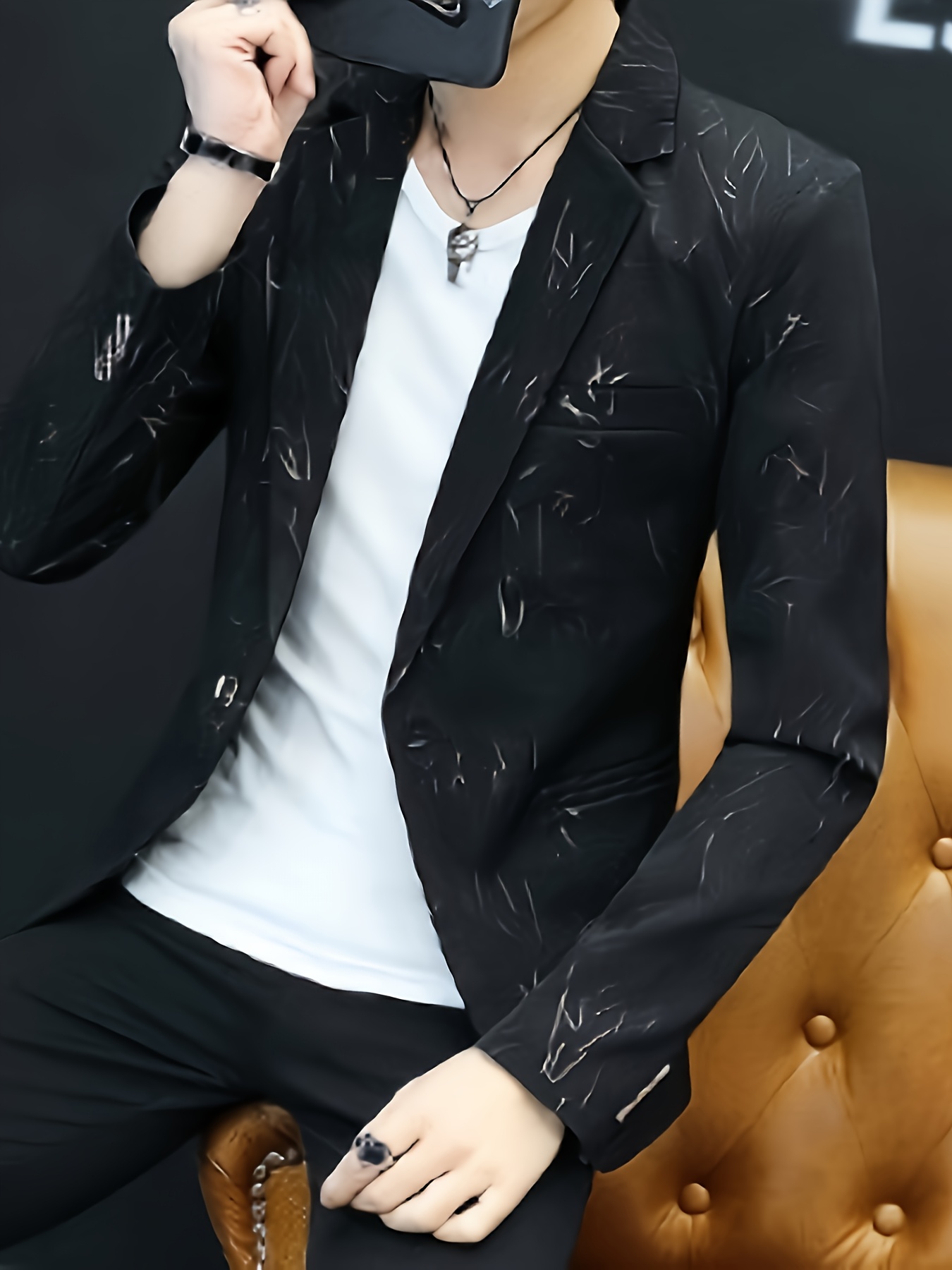 Men'S Suit Jacket Men'S Clothing Autumn Suit Spring Outfit Spring Fall Season