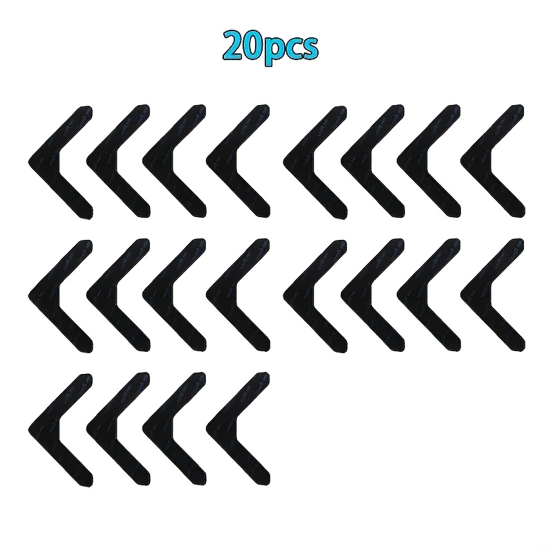 TEMU 20/16/12/8pcs Patins Antidérapants Invisibles Réutilisables pour Tapis, Adaptés aux Tapis, Draps de Lit, Matelas, Coussins de Canapé et Autres