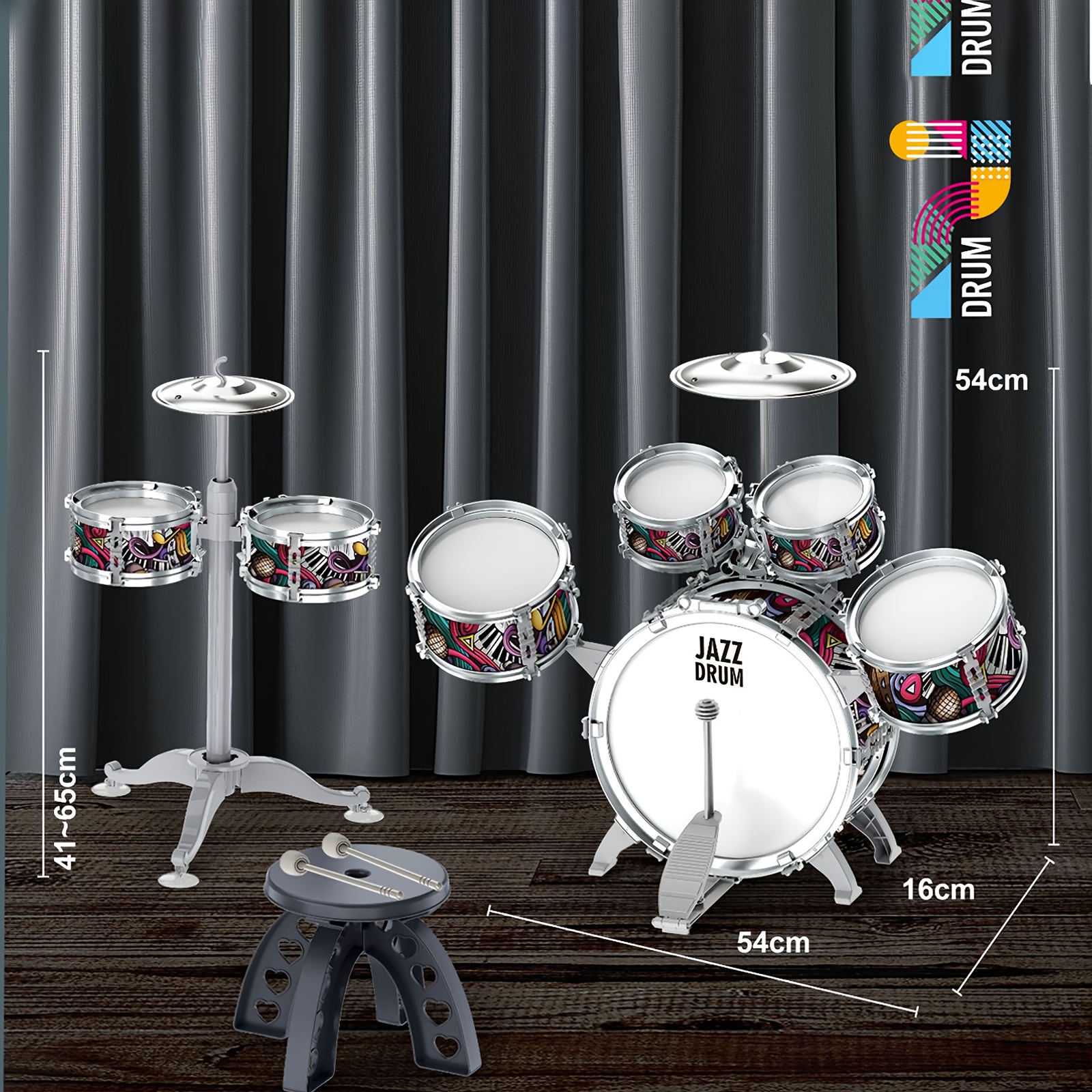 Drum set for 2 year old boy online