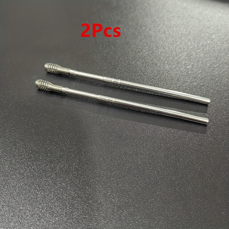 2pcs Stainless Steel Ear Wax Remover - Spiral Spring Curette, Odorless Ear Cleaning Tool For Care, Ear Wax Removal Tool