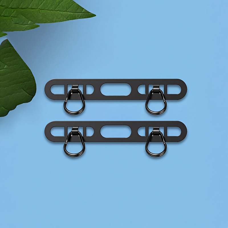 E-shop 2er-Pack Handy-Lanyard Zubehör Seitenhänge-Doppel-Schnalle-Pad, ultradünner Rückenaufkleber zur Gewährleistung von Anti-Verlust, feste