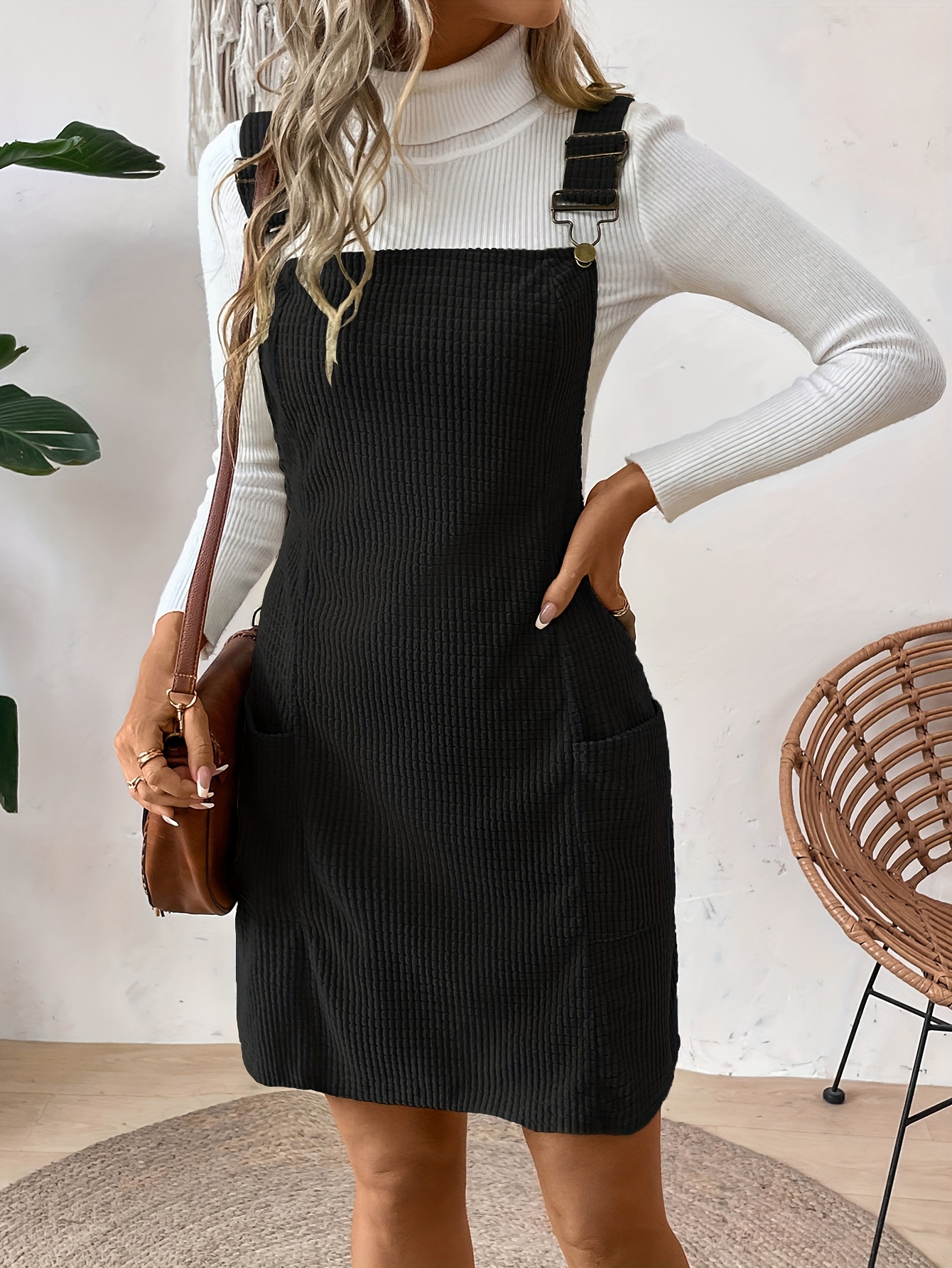 2025 autumn winter new womens fashion warm corduroy double - Temu