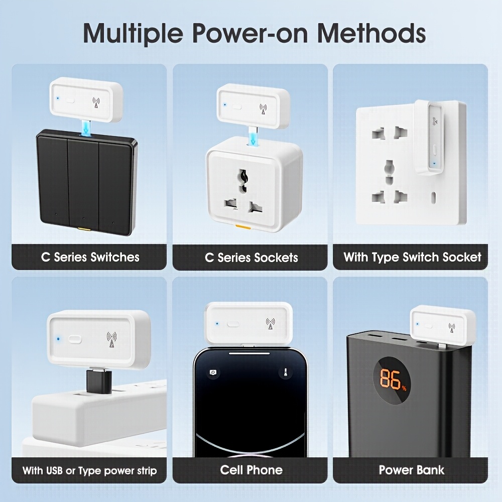 Amplificateur de Signal WiFi Intelligent Blanc Chevolink avec Type-C - Extendeur de Portée WiFi ZigBee 2.4GHz Compatible avec Alexa, Google Home & Tuya Smart Life, Contrôle Vocal, Partage d'Appareils, Utilisation Extérieure (Nécessite une Passerelle Zigbee)