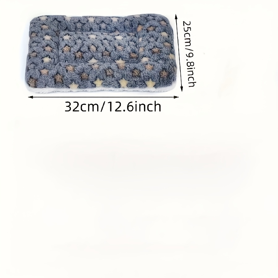 1pc Washable Fleece Sleeping Pad | Warm Small Animal Bed Mat For Guinea Pig, Rabbit, Chinchilla, Rat, Hedgehog, Squirrel For Indoor Use