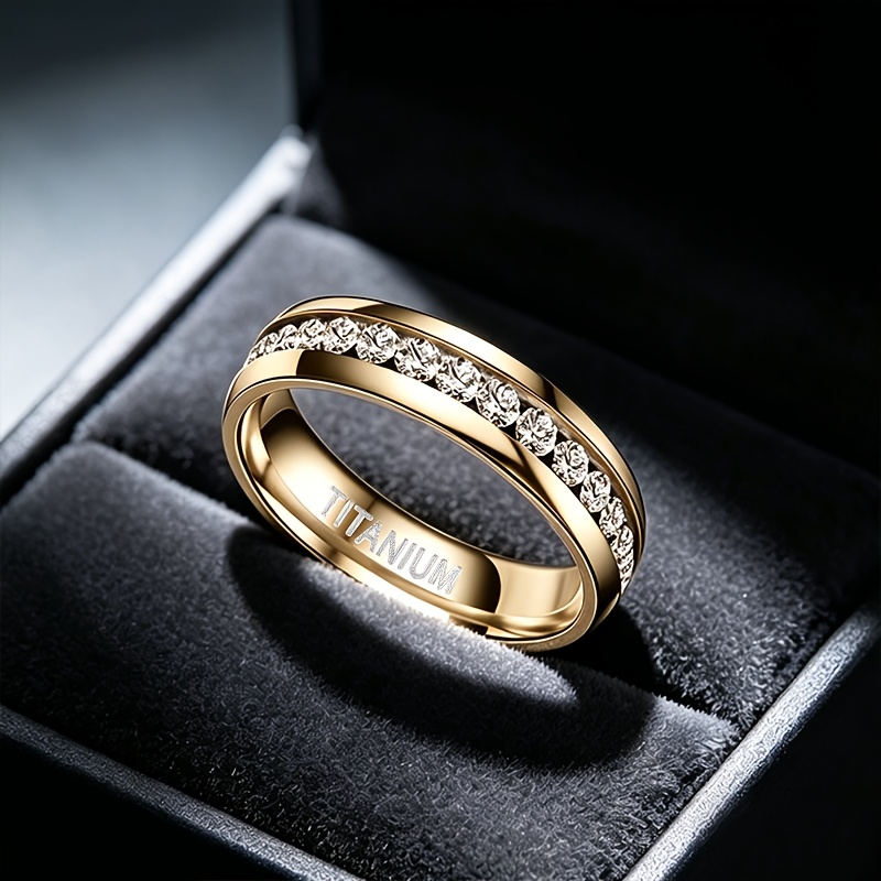 Ladies' 18K Plated Fashionable Wide Band Ring