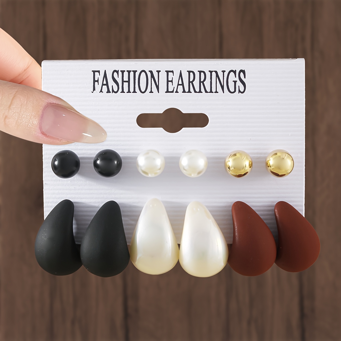 TEMU Un set de 12 aretes minimalistas multicolores de y , aretes geométricos elegantes para mujer, ideales para el uso diario, citas, vacaciones y