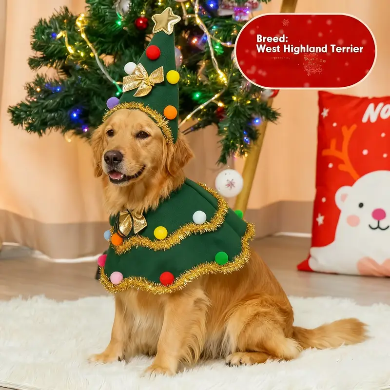 christmas dress for golden retriever Amazon.com : Parisian Pet Dog Santa Hoodie - Santa Claus Dog Christmas Outfit Xmas Holiday Puppy Hoodie Winter Pet Christmas Sweater Soft Velvet Clothes for Small Dogs