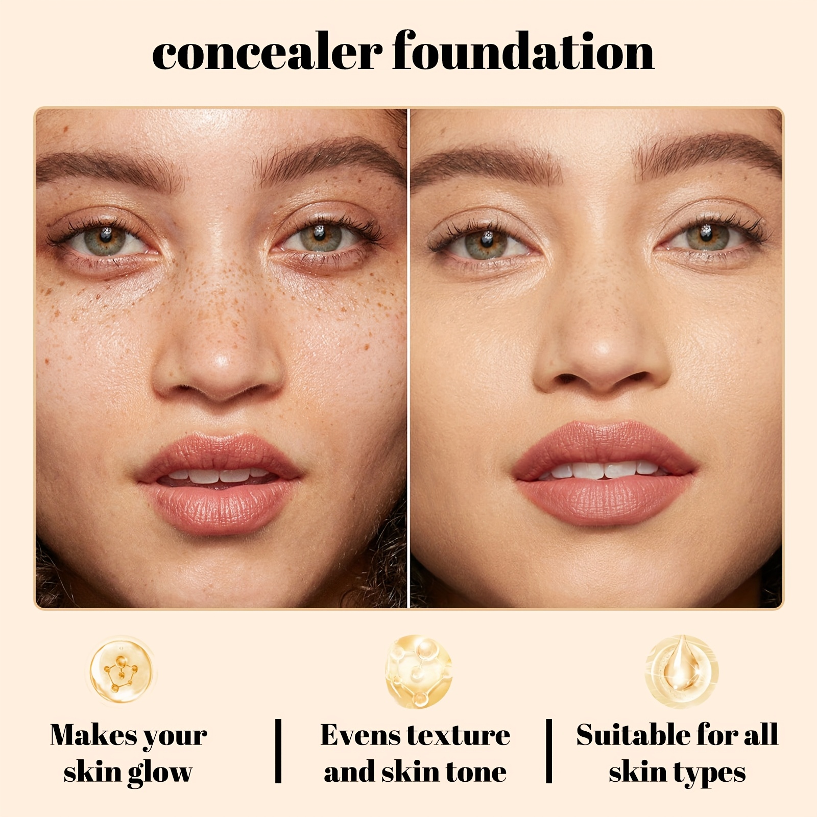 2pcs Luxurious Color-Changing Foundation Set