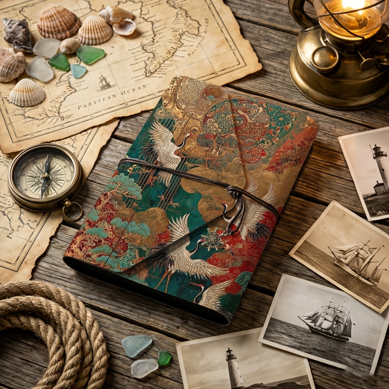 TEMU Album autoadesivo A5 da 40 con motivo tradizionale cinese - Impermeabile e resistente all'umidit�