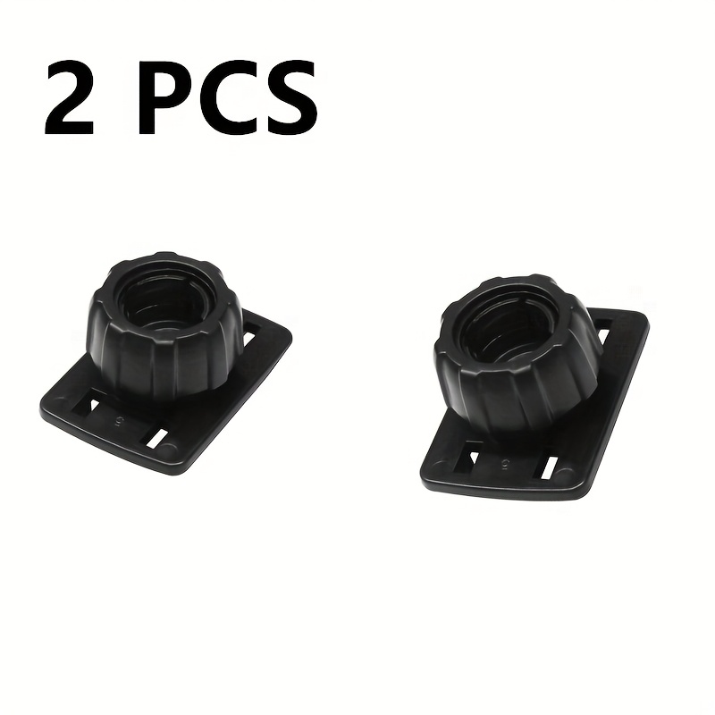 Image of 2pcs 17mm Round Dead To 4 Adapters For Car Cellphone Holder Tablet Stand Cradle Universal Car Phone Mount, Upgraded