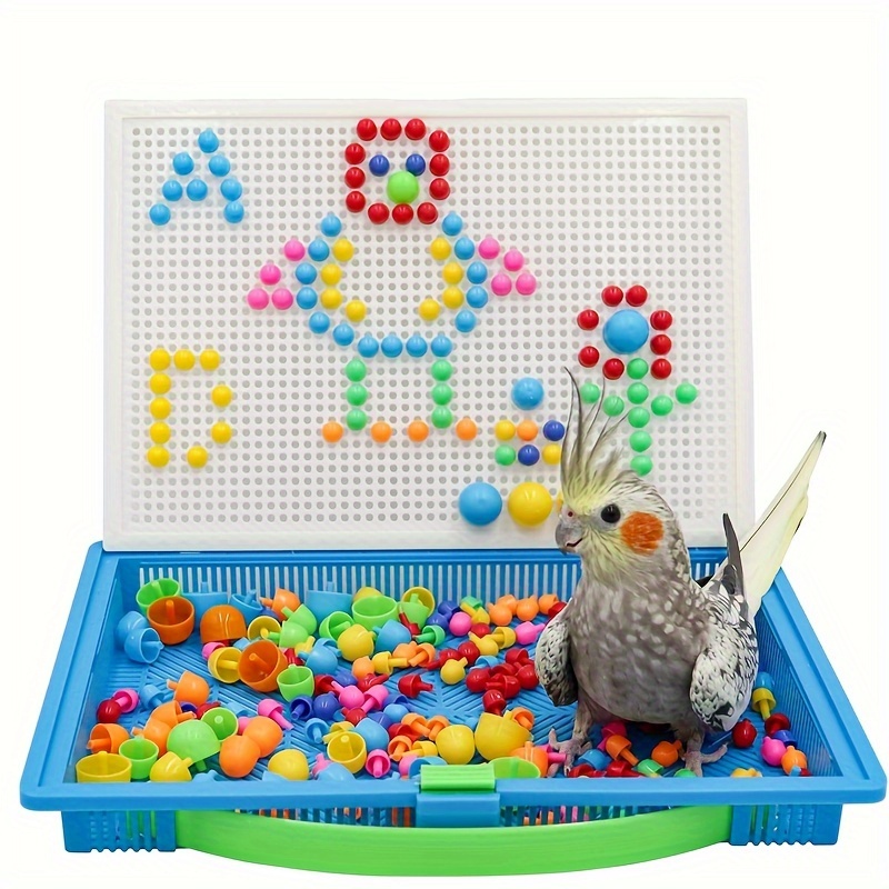 pegboard set educational stem toy creative blocks with colorful beads and rubber stoppers for 6 years parent child interactive puzzle board game Product details 1