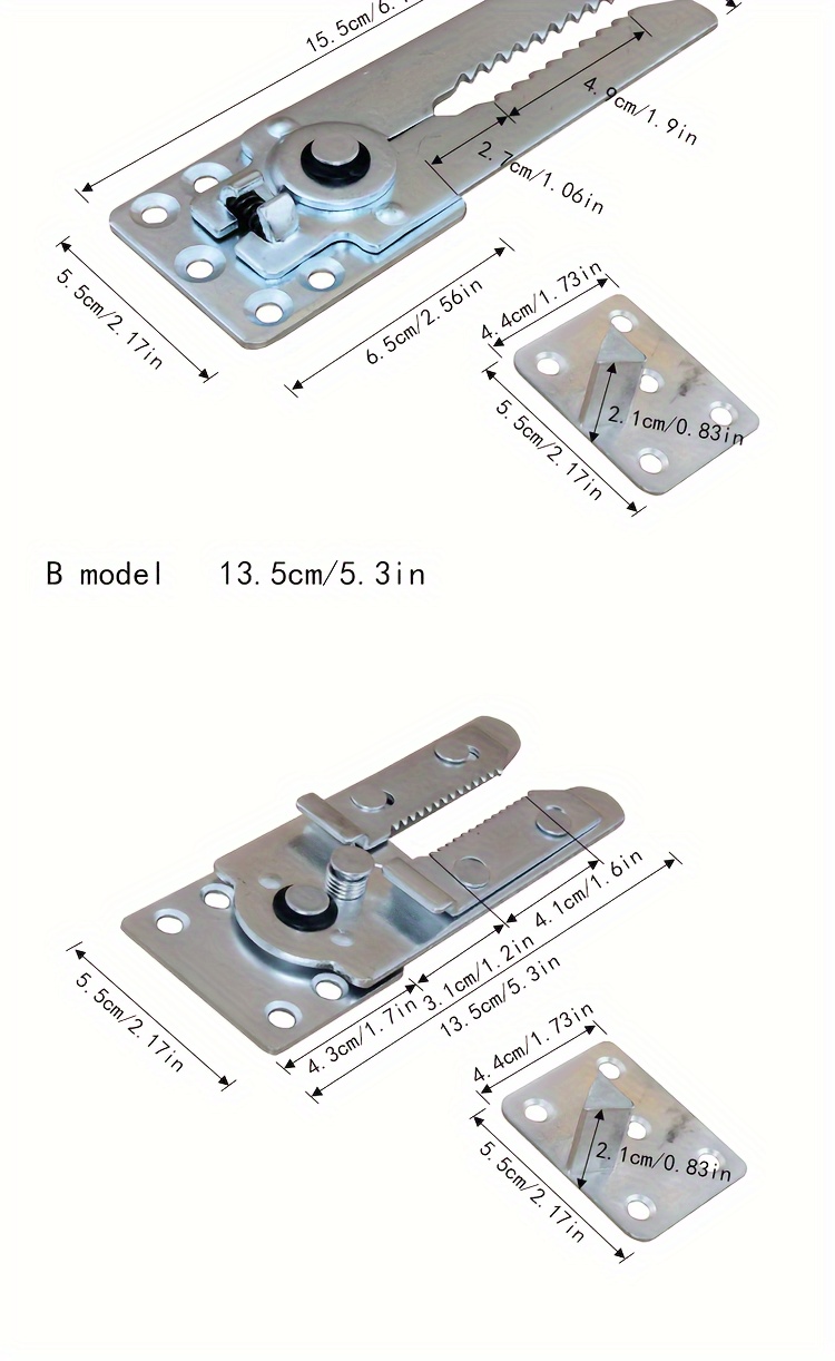 2pack Iron Sofa Connector Clips With Quickrelease Locking Mechanism