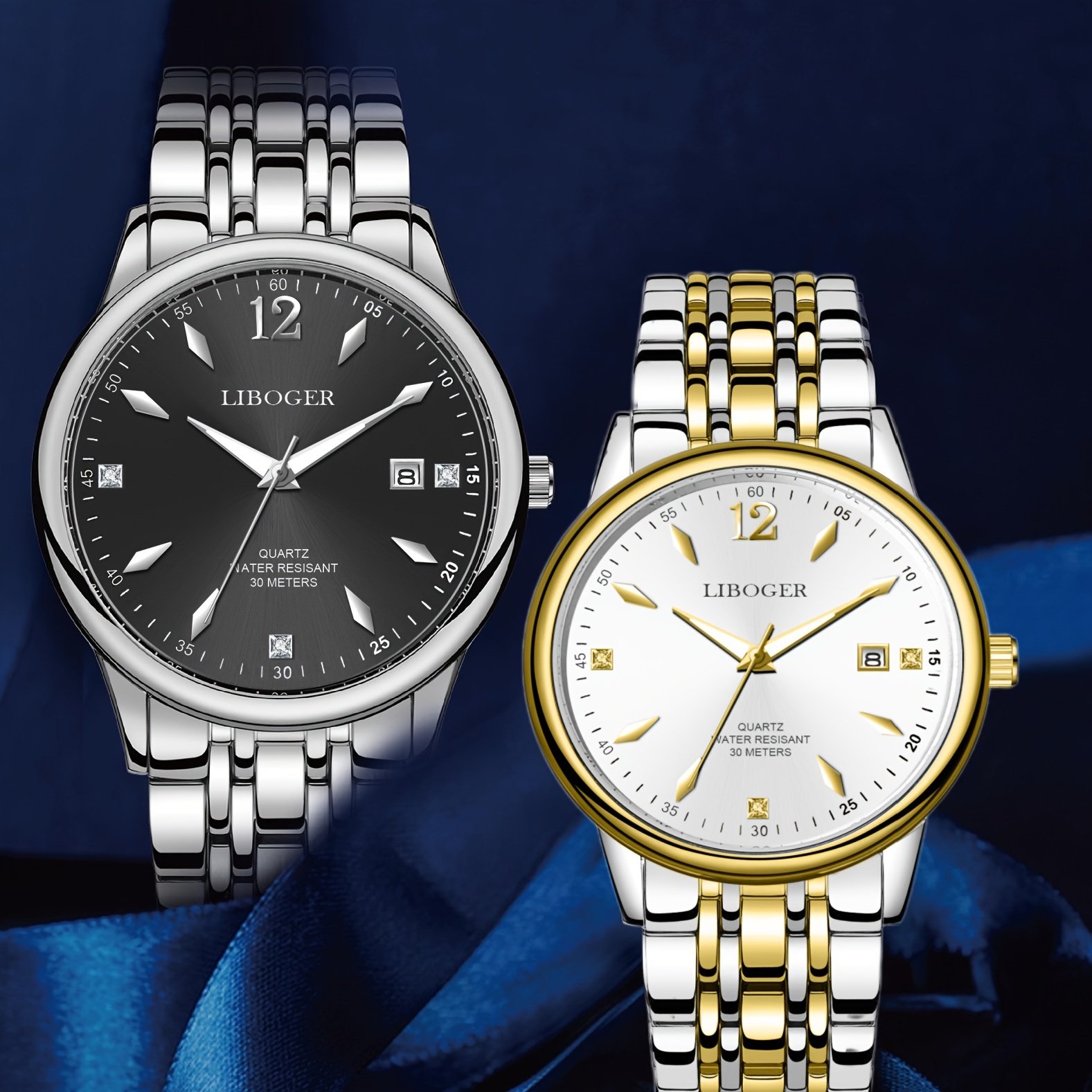 

Classic Business Men's Quartz Watch With Pin Disassembly Tool