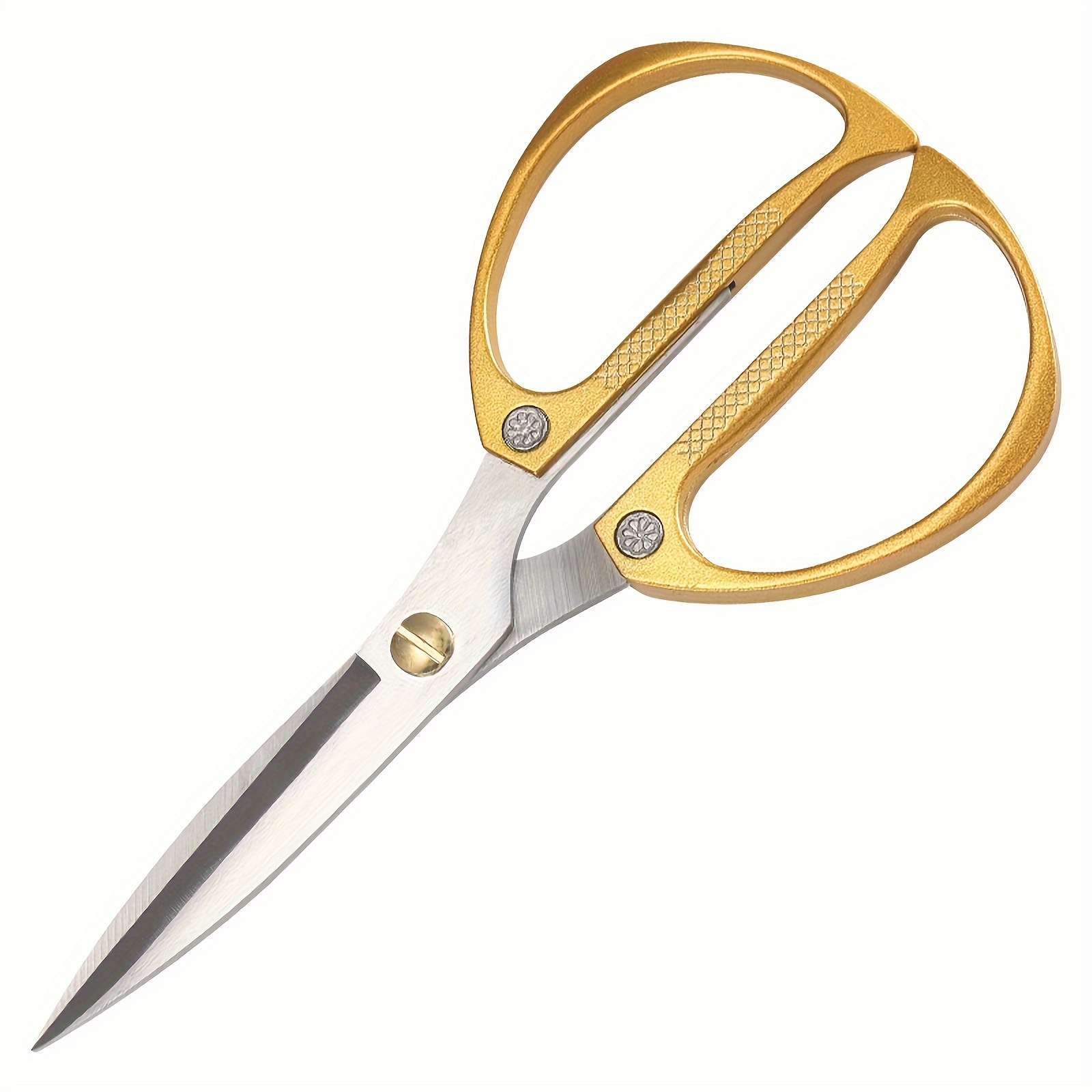 

1 Piece Stainless Steel Kitchen Scissors, Sharp Blade, Strong Kitchen Chicken Bone Scissors, Outdoor Multi- Meat Scissors For Home, Restaurant, , Kitchen Supplies - Gold Handle