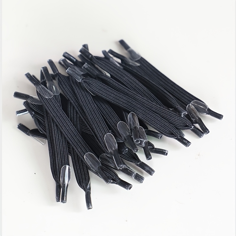 TEMU 14pcs Boucles de Lacets Plates Élastiques, , Faciles à Utiliser pour les Chaussures de Sport, Faciles à Installer, Idéal pour les Amateurs de