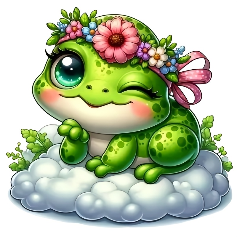 

And Interesting Cartoon Frog Car Sticker Stickers, Suitable For Cars, Motorcycles, Walls, Laptops, Refrigerator Glass, Etc