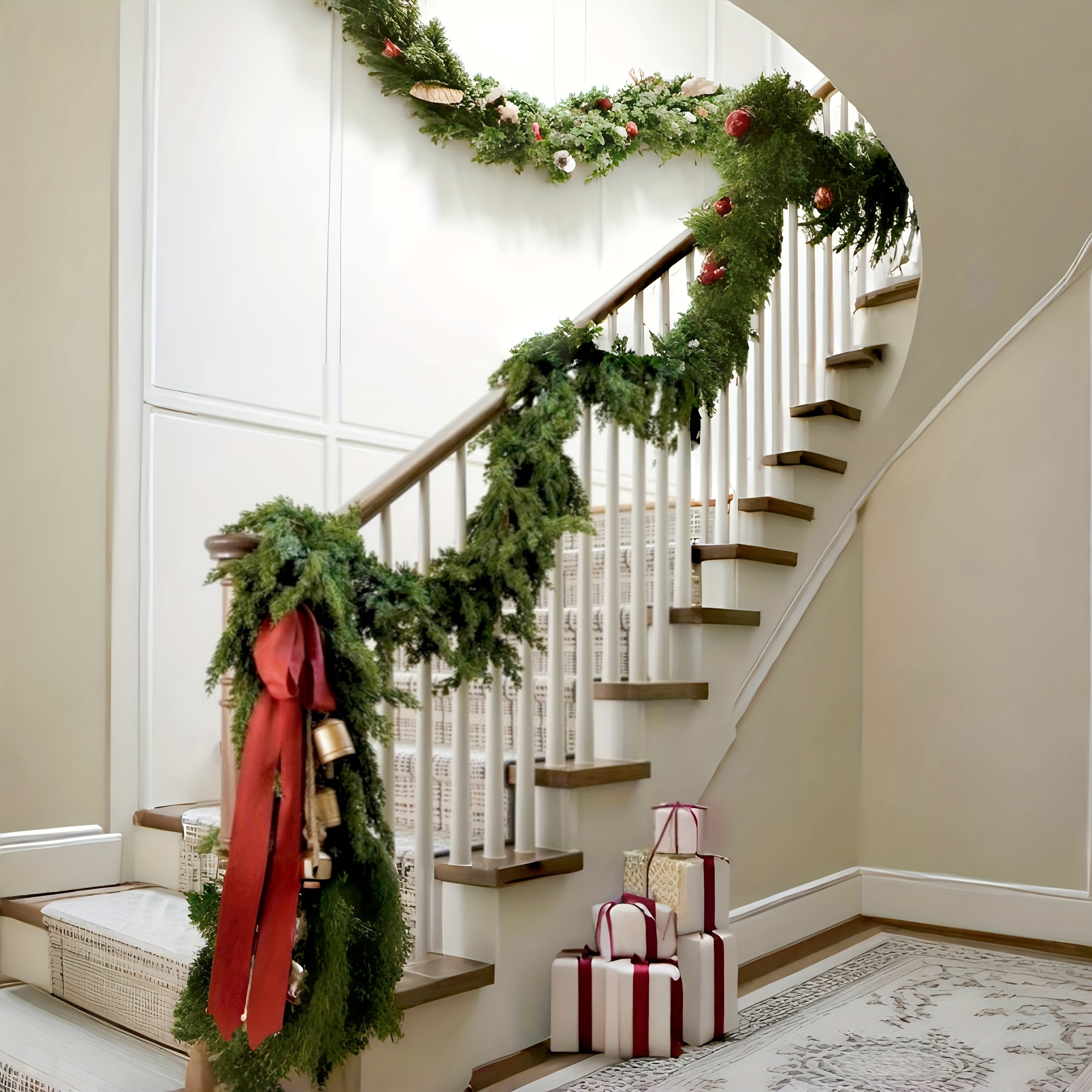 1 pièce guirlande artificielle cèdre réaliste extra longue - Temu France