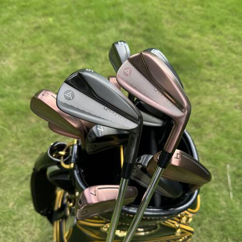 s880 golf iron set 4 pw mens stainless steel head steel shaft rubber grip s stiff flex black club bundle