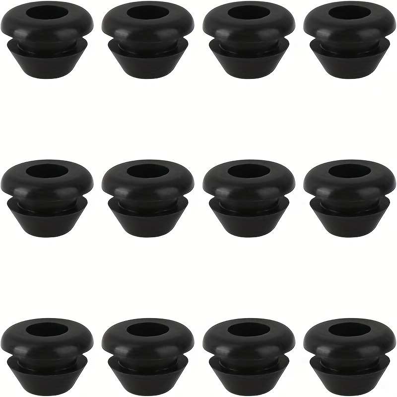 12pcs Rv Rubber Feet, Rubber Channel Rubber Plug Protection Coils, Suitable For , , And Camping Car Stoves Compatible With 5mm Rods, Kitchen Additions